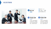写字楼建筑背景蓝色项目汇报总结PPT模板-第4张图