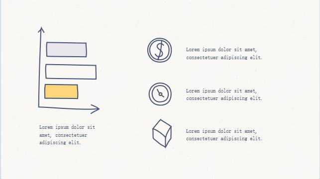 淡蓝色简约创意手绘背景PPT模板免费下载 相册第4张图 