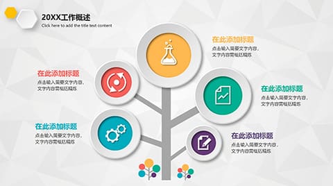 最新微立体个人工作总结KEYNOTE模板PPT 相册第5张图 