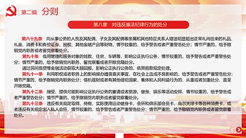 中国共产党纪律处分条例PPT模板 相册第28张图 