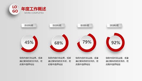 年终工作总结述职报告年终总结PPT模板 相册第9张图 